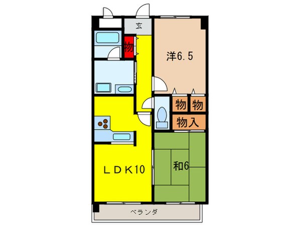 グランエスポワール上が原の物件間取画像